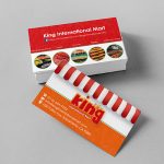 king international mart business card